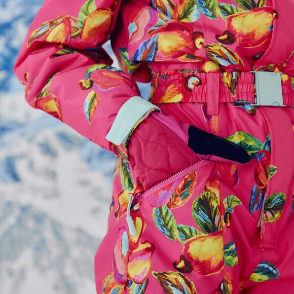 NWT FARM RIO Pink Cashew Ski Jumpsuit - Picture 6 of 9